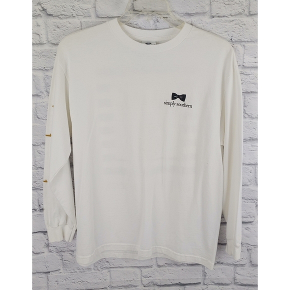 Simply Southern Tops - Simply Southern "South" Long Sleeve Tee, Large